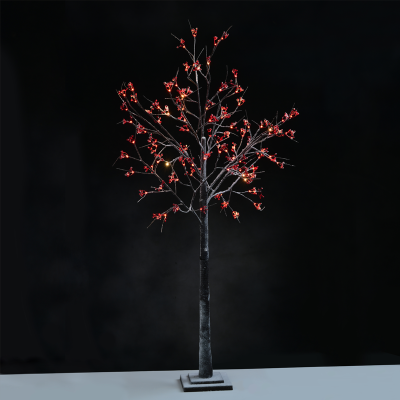 ^ "SNOW RED BERRY TREE" 96 WW LED ΛΑΜΠΑΚ.ΑΝΤΑΠΤ.(24VDC) IP44 24X24X180CM 3M KΑΦΕ ΚΑΛ. ΤΡΟΦ.  -X1096143